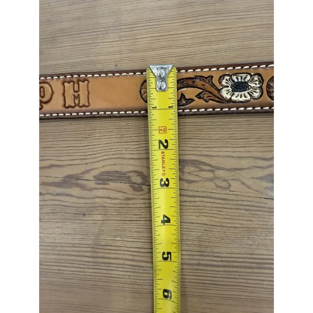 Handmade Leather Belt ‘RALPH’ Youth Western‎